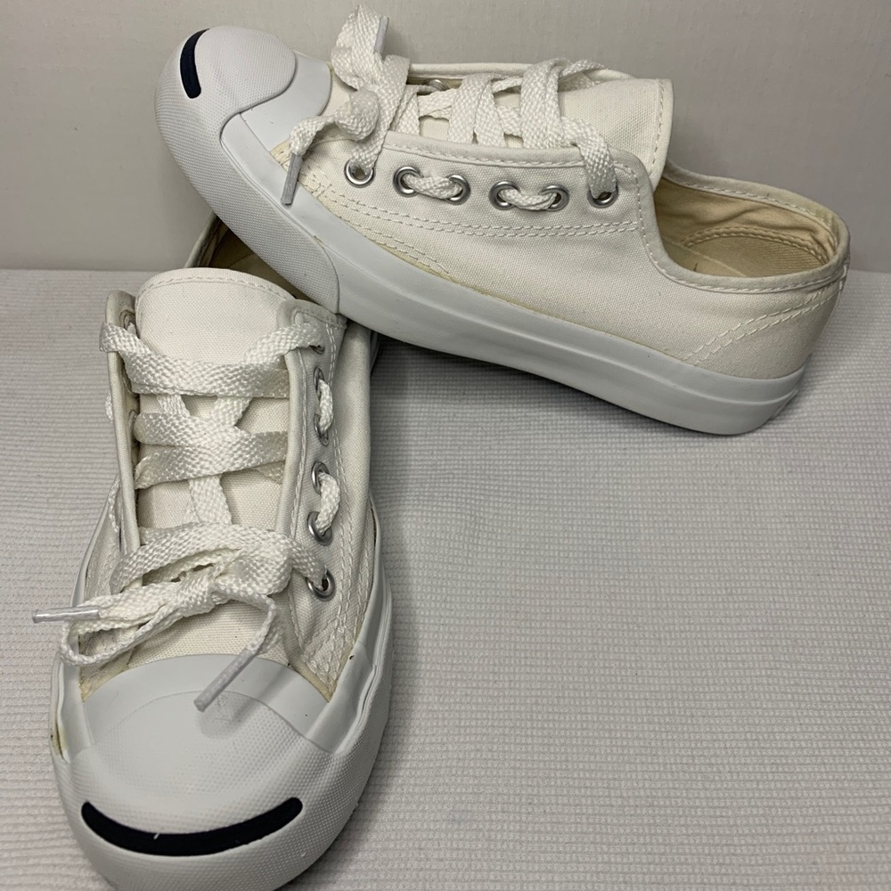 size 5M/6.5W white converse jack purcell low top - Picture 2 of 6